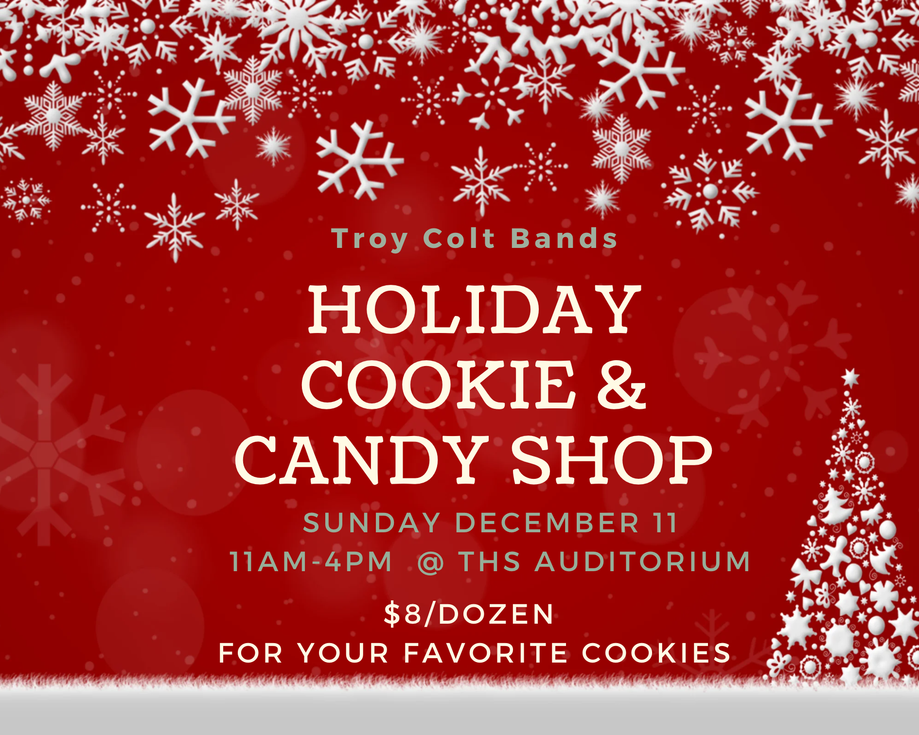 Holiday Cookie Sale